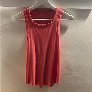 Women's Coral Sleeveless Top